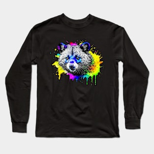 Binturong Stare | Color Splash Long Sleeve T-Shirt